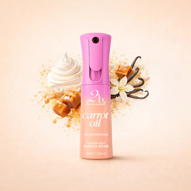 2bTanned No SPF Carrot Oil Vanilla Bomb