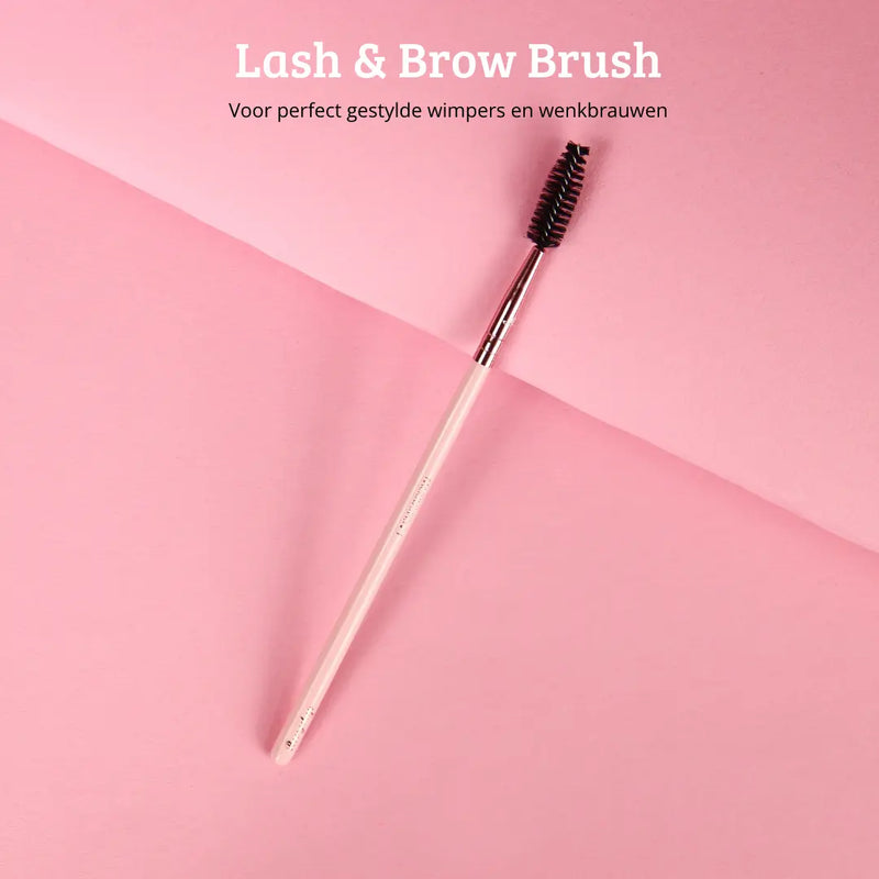 Boozyshop Pink & Rose Gold Lash & Brow Brush