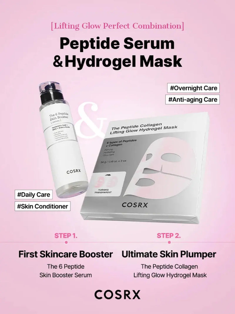 COSRX Peptide Collagen Glow Hydrogel Mask