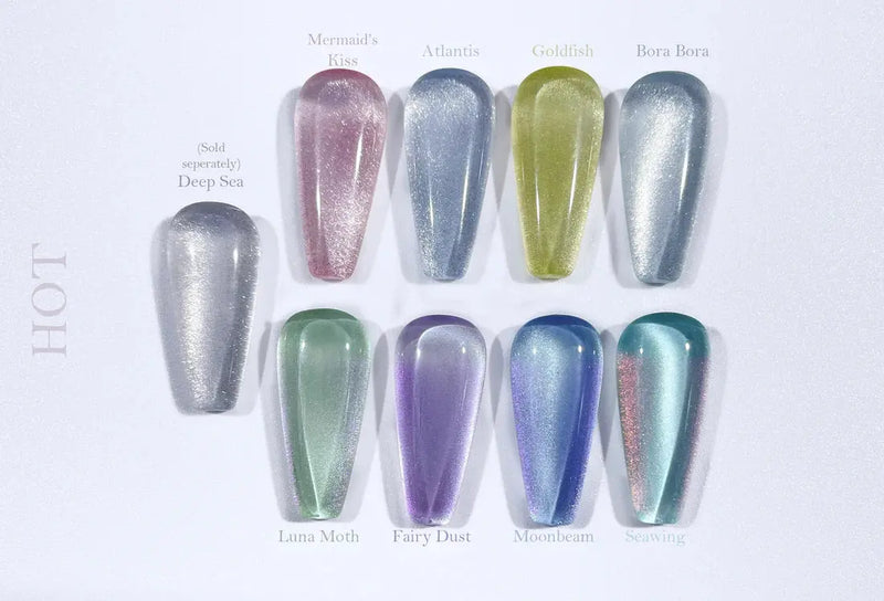 Crisania Neri Sea x Sky Magnetic Cat Eye Gel Polish Moonbeam