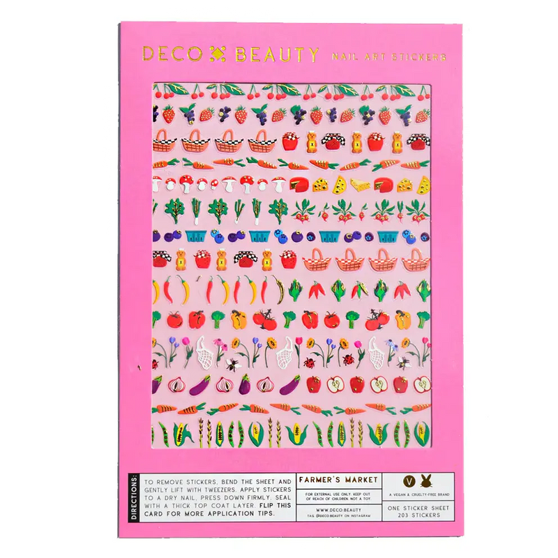 Deco Beauty Nail Art Stickers Farmer's Market
