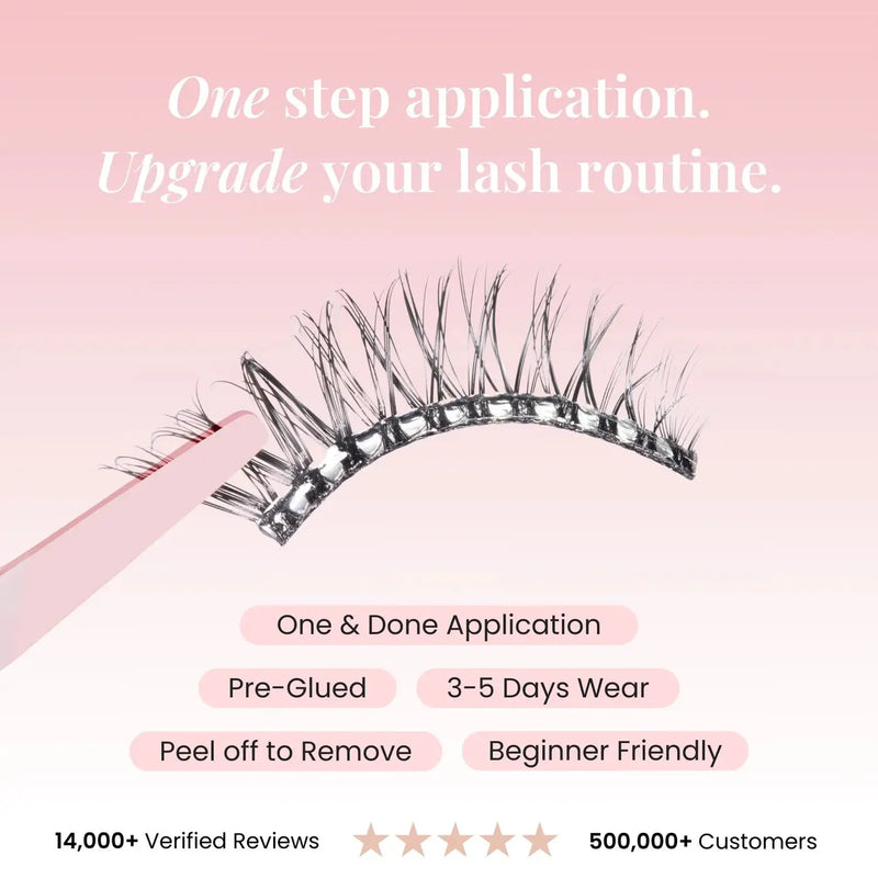 Lola's Lashes Demi Flare Half Lashes Brown