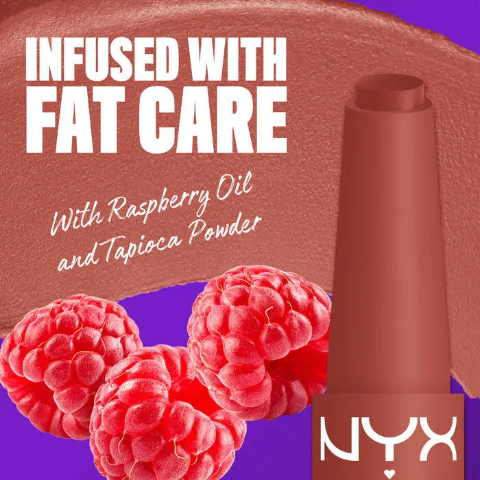 NYX Professional Makeup Fat Matte Smooth Color Lipstick Rose Robe