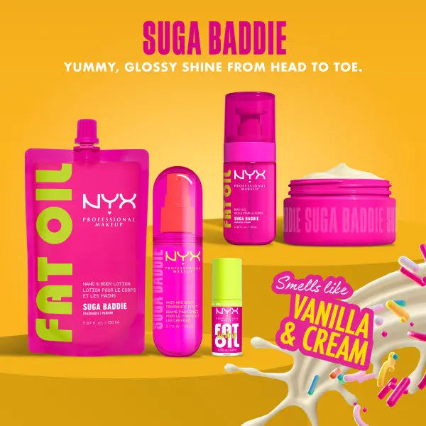 NYX Professional Makeup Fat Oil Suga Baddie Body Mist Large