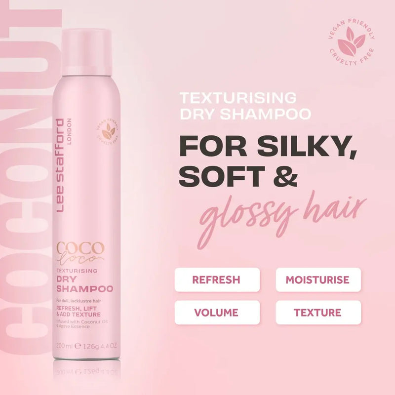 Lee Stafford CoCo LoCo & Agave Texturising Dry Shampoo