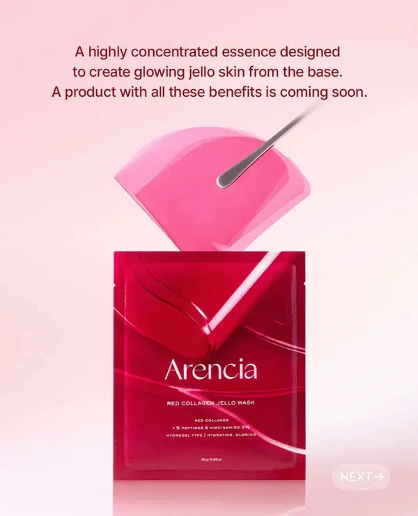 Arencia Red Collagen Jello Mask