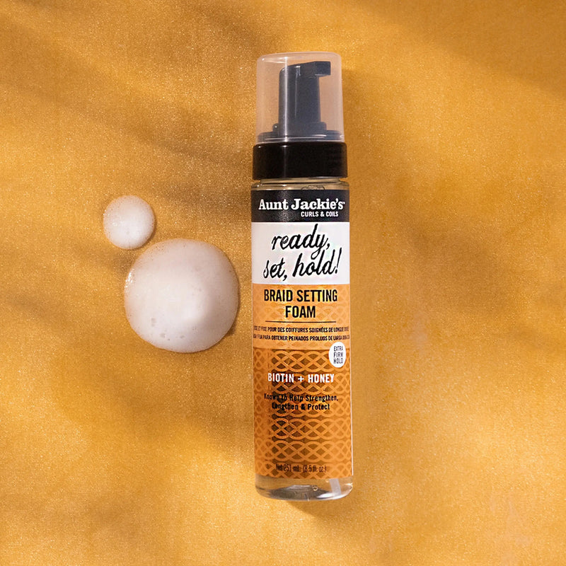 Aunt Jackie's Biotin + Honey Braid Setting Foam