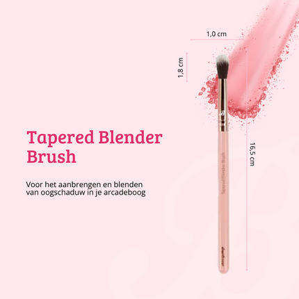 Boozyshop Pink & Rose Gold Tapered Blender Brush