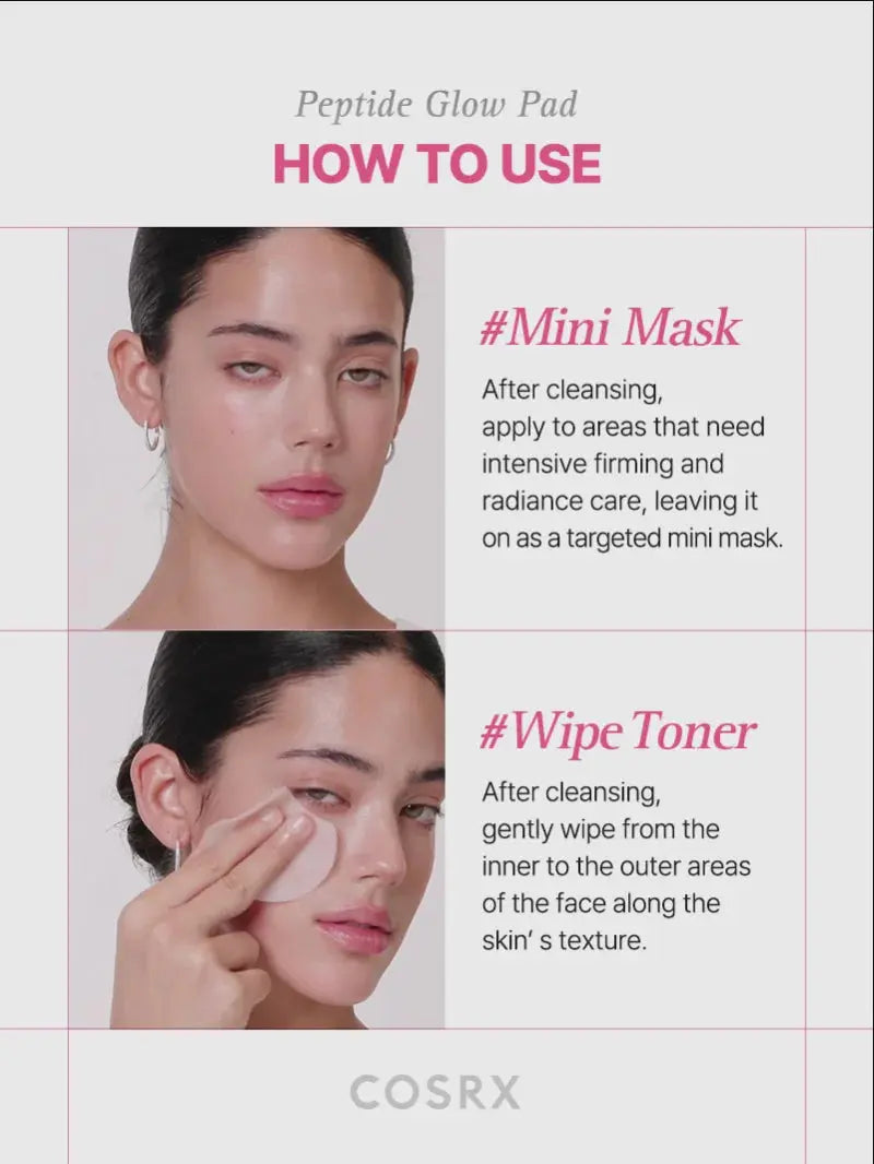 COSRX One Step Original Peptide Collagen Lifting Glow Pad