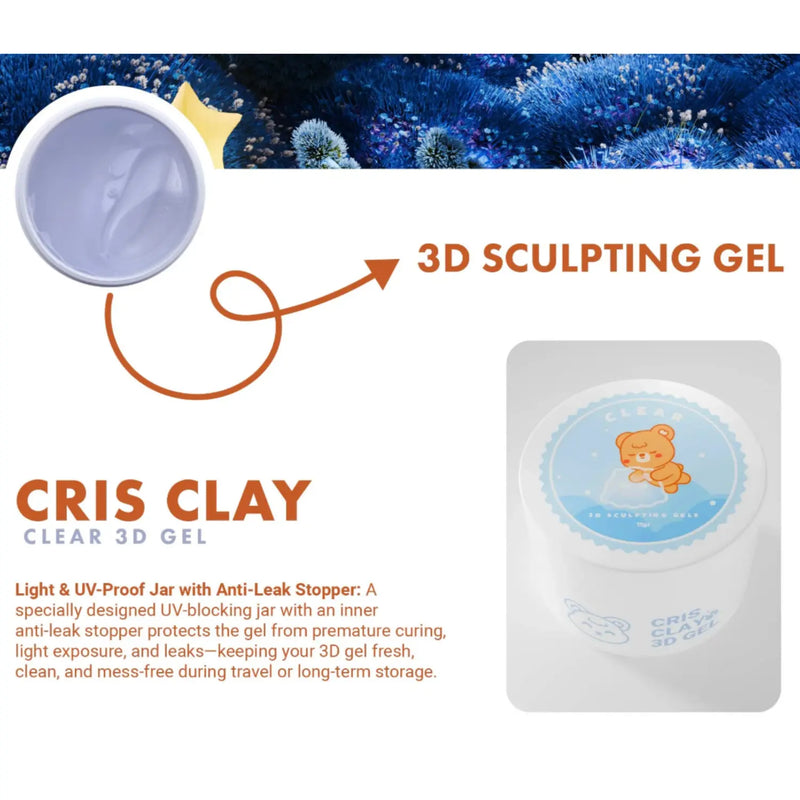 Crisania Neri Cris Clay Korean Clear 3D Gel