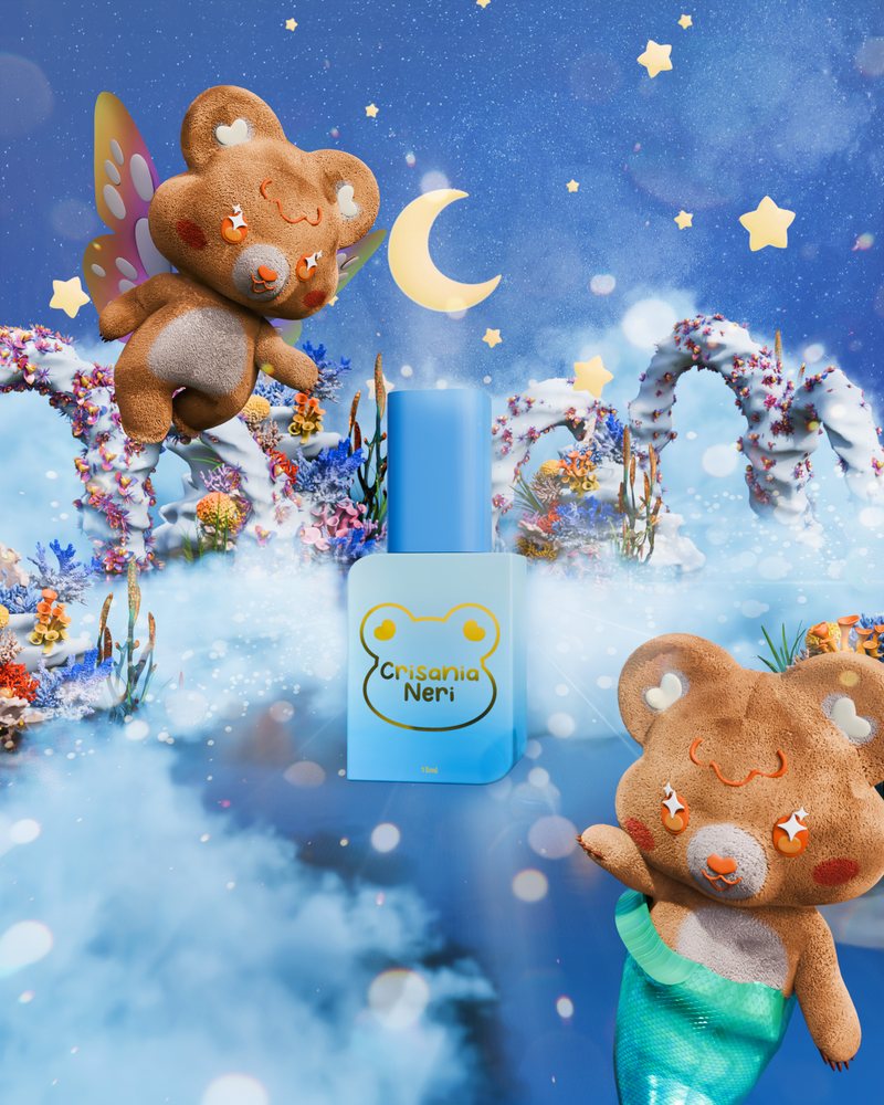 Crisania Neri Sea x Sky Magnetic Cat Eye Gel Polish Luna Moth