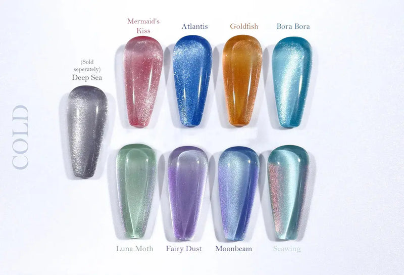 Crisania Neri Sea x Sky Magnetic Cat Eye Gel Polish Moonbeam