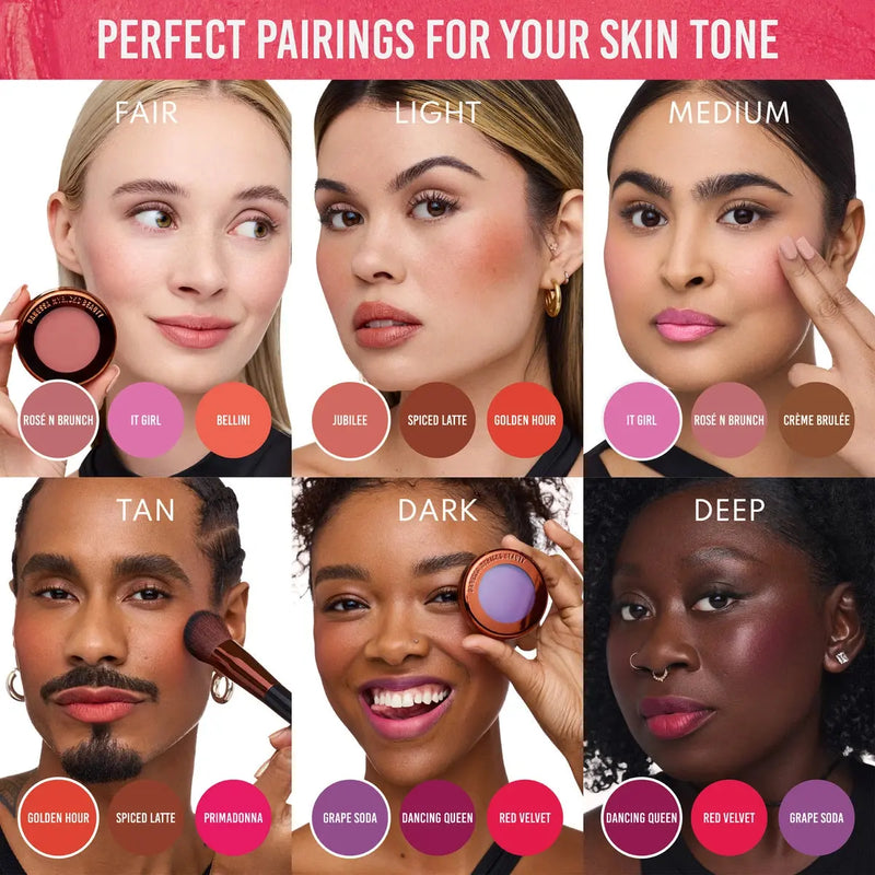 Danessa Myricks Beauty Yummy Skin Blurring Balm Powder Flushed It Girl