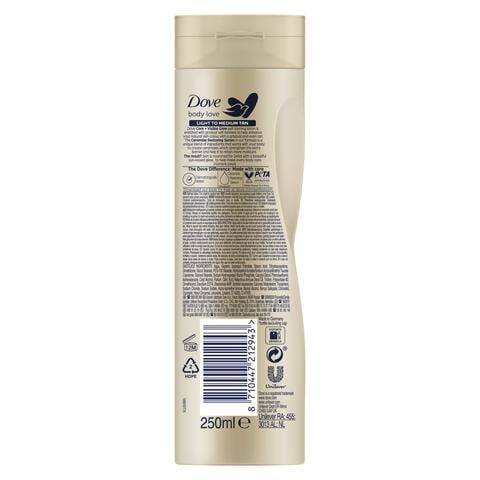 Dove Nourishing Body Care Self Tanning Lotion Fair to Medium 250 ml.