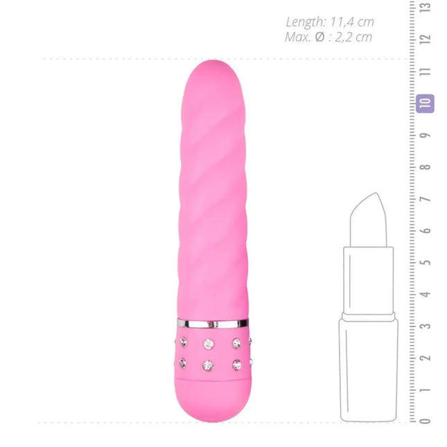 EasyToys Mini Vibrator Gedraaid Roze