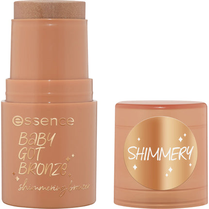 Třpytivý bronzer Essence Baby Got Bronze 10 Golden Hour