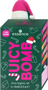 Essence Juicy Bomb Xmas Edition Shiny Lipgloss Set 01 Holly Jolly, Juicy!