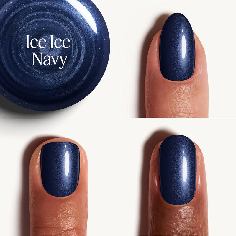 Essie Diamond Dust Collection 572 Ice Ice Navy