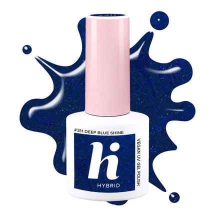 Hi Hybrid 311 Deep Blue Shine UV Gel