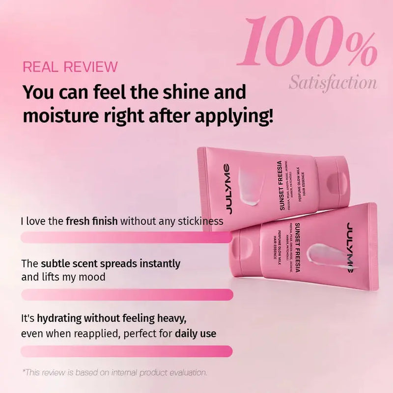 JULYME Perfume Glow Milk Hair Essence Sunset Freesia