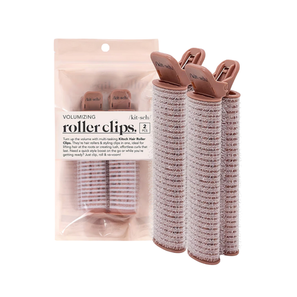 Kitsch Recycled Plastic Volumizing Roller Clips Terracotta