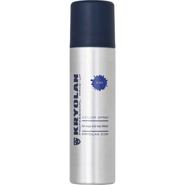 Kryolan Professional Make-up Color Spray D43 Dark Blue