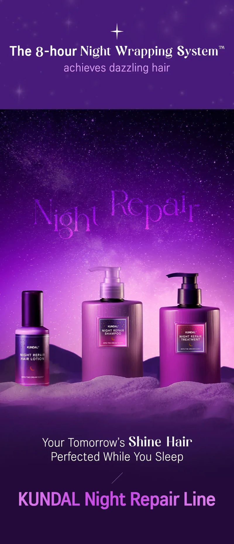 Kundal Night Repair Hair Lotion Into The Dream