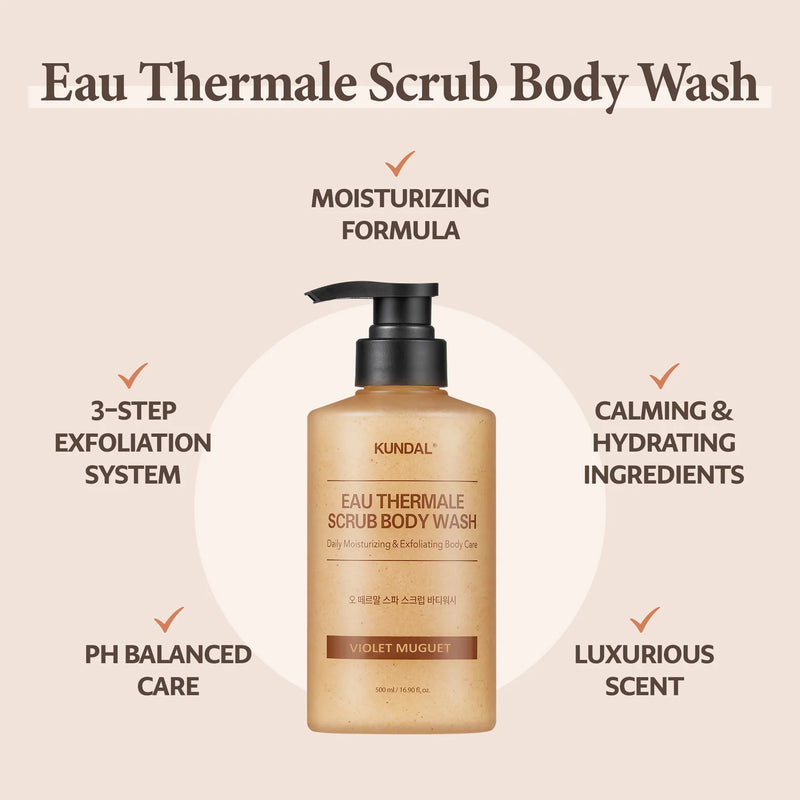 Kundal Scrub Body Wash Cozy Darjeeling