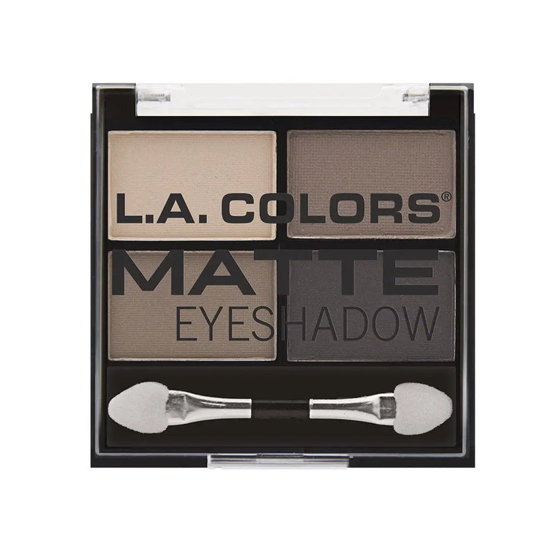 LA Colors 4 Color Matte Eyeshadow Materiffic