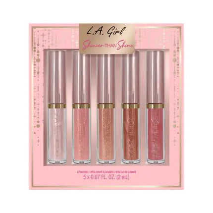 LA Girl Lipgloss Set Shinier Than Shine