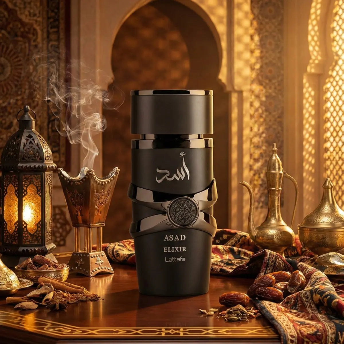 Buy Lattafa Asad Elixir Eau De Parfum online | Shop at Boozyshop!