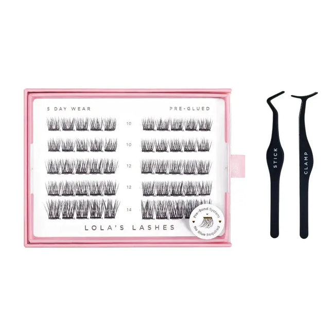 Lola's Lashes Subtle Density Pre-Glued Lashes set