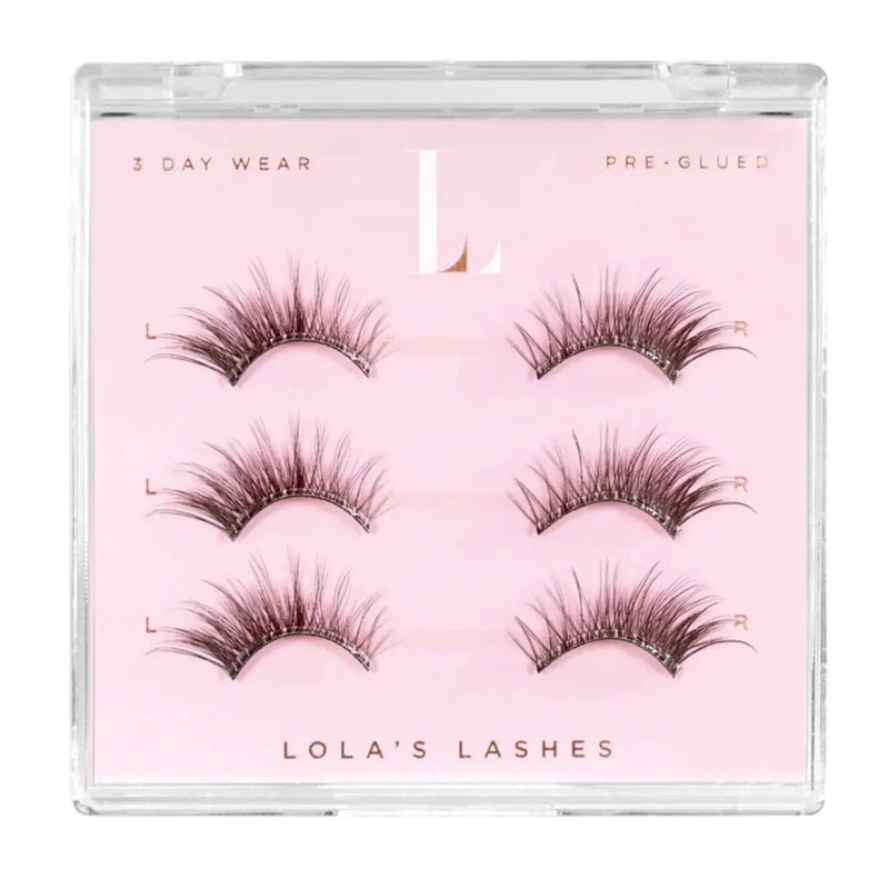 Lola's Lashes Tapered Flick Half Lashes Brown