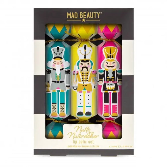 Mad Beauty Nutty Nutcracker Lip Balm Set