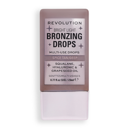 Makeup Revolution Bright Light Bronzing Drops Deep Bronze Spice