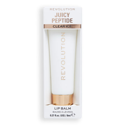 Makeup Revolution Juicy Peptide Lip Balm Clear Ice