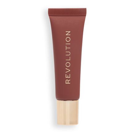 Makeup Revolution Juicy Peptide Lip Balm Nude Latte