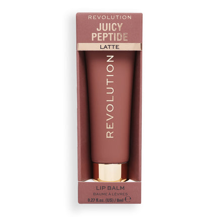 Makeup Revolution Juicy Peptide Lip Balm Nude Latte