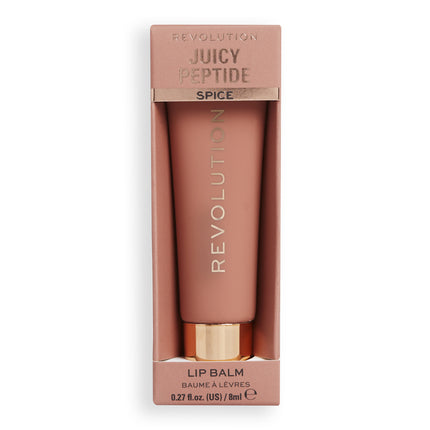 Makeup Revolution Juicy Peptide Lip Balm Nude Spice