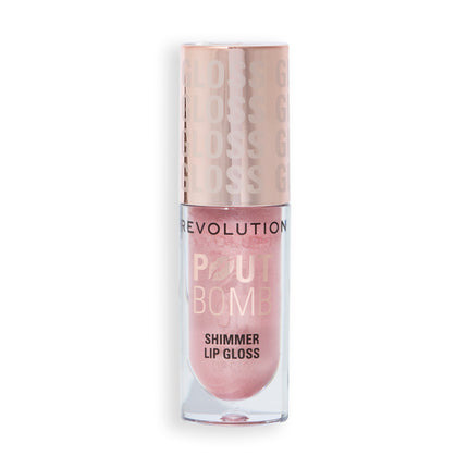 Makeup Revolution Pout Bomb Shimmer Gloss Shine Pink