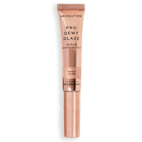 Makeup Revolution Pro Dewy Glaze Serum Highlighter Peach Glow