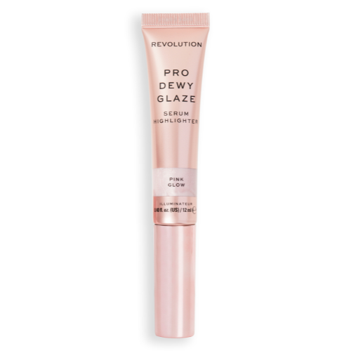 Makeup Revolution Pro Dewy Glaze Serum Highlighter Pink Glow