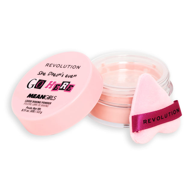 Makeup Revolution x Mean Girls Cherry Pink Loose Powder