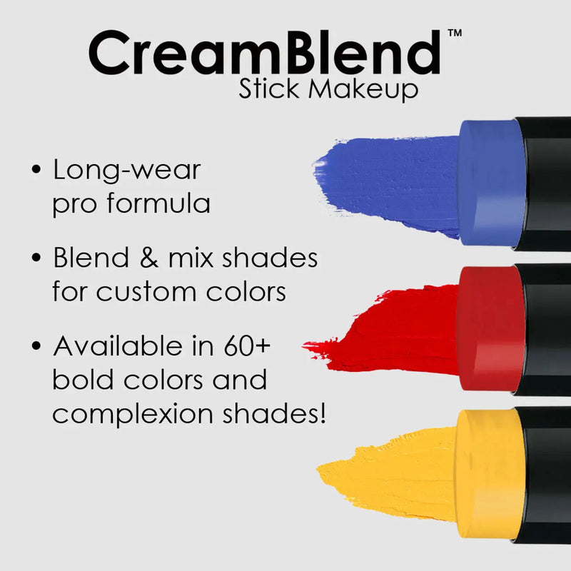 Mehron Makeup CreamBlend Stick Moonlight White