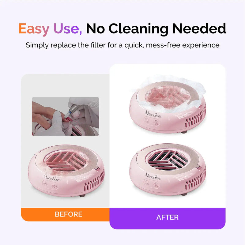 MelodySusie Disposable Filter Papers for HProA Nail Dust Collector