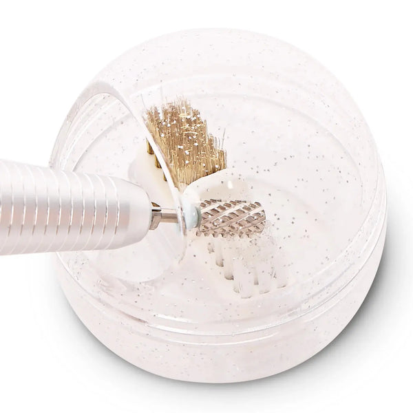 MelodySusie Nail Drill Bits Cleaner Box