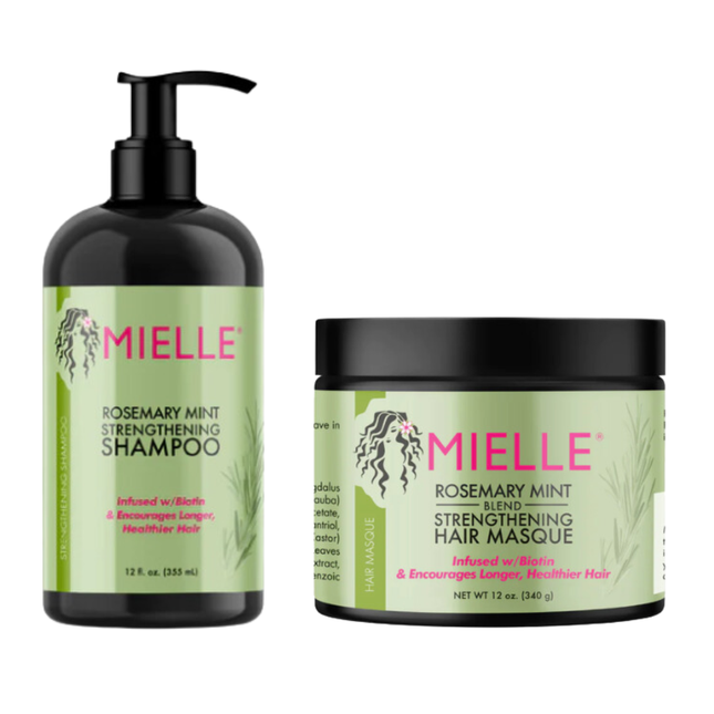 Mielle Organics Rosemary Mint Strenghtening Shampoo & Masque