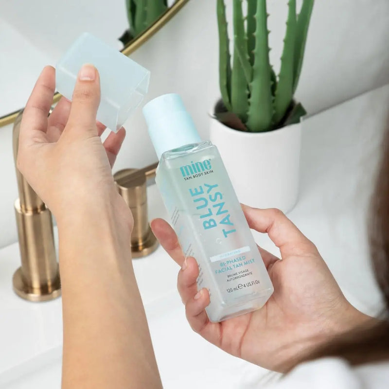MineTan Blue Tansy Bi-Phased Facial Tan Mist