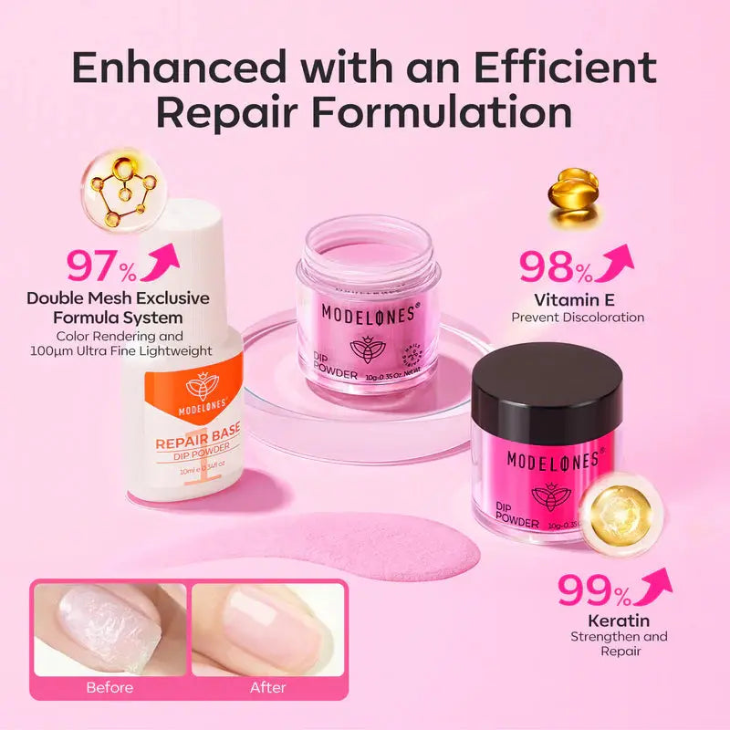 Modelones All-In-One Dip Powder Kit Secret Beauty