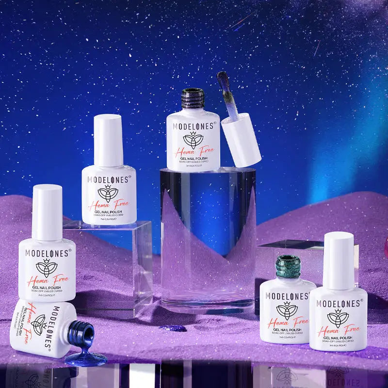 Modelones Gel Nail Polish Set Pixel Heart